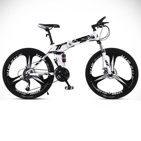 Folding Mountain 26 Inch Bike Both Men and Women Adult Double Damping Cross-country speed 21 24 27 speed