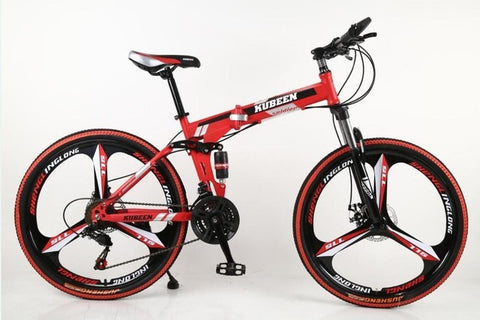 KUBEEN mountain bike 26-inch steel 21-speed bicycles dual disc brakes variable speed road bikes racing bicycle BMX Bike 4.2