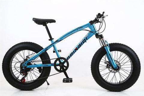 KUBEEN mountain bike 21 speed 2.0 inch bicycle Road bike Fat Bike Mechanical Disc Brake Women and children bicycles