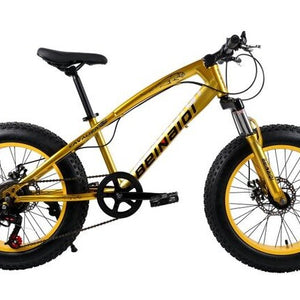 KUBEEN mountain bike 21 speed 2.0 inch bicycle Road bike Fat Bike Mechanical Disc Brake Women and children bicycles