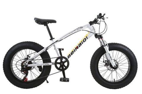 KUBEEN mountain bike 21 speed 2.0 inch bicycle Road bike Fat Bike Mechanical Disc Brake Women and children bicycles