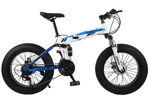 KUBEEN mountain bike 21 speed 2.0 inch bicycle Road bike Fat Bike Mechanical Disc Brake Women and children bicycles