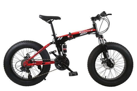 KUBEEN mountain bike 21 speed 2.0 inch bicycle Road bike Fat Bike Mechanical Disc Brake Women and children bicycles