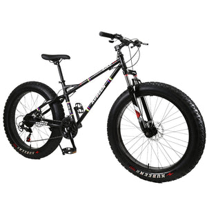 KUBEEN  7/21/24/27 Speed 26x4.0" Fat bike Mountain Bike Snow Bicycle Shock Suspension Fork bicicleta