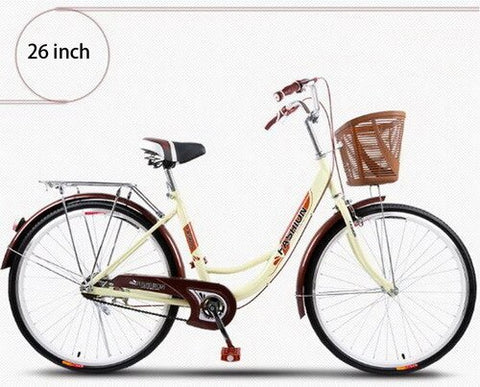 161003/Bicycle / Adult Cycling / General Commuter Voyage Walking Bike / 24/26 inch Student Women Men's Lady Bicycle