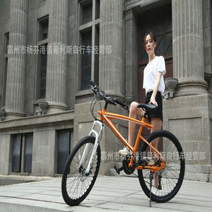 26 inch aluminum alloy mountain bike 24 speed oil brake double disc brake bicycle  frame road for men women