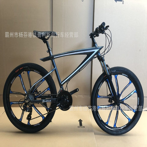 26 inch aluminum alloy mountain bike 24 speed oil brake double disc brake bicycle  frame road for men women