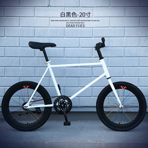 New X-Front brand carbon steel 20 inch wheel rear pedal brake fiets fixie women road bike fixed gear children bicicleta bicycle