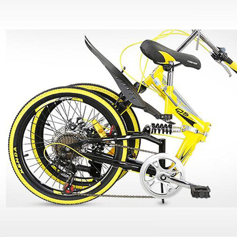 Folding bicycle portable Suitable for adult women Double V brake Commuting Aluminum allo