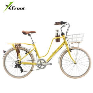 X-Front Road Bike Aluminum Alloy Frame 24/26 inch Wheel Shiman0 Shift Lady Bicycle Women Bicicleta Girl's  BMX