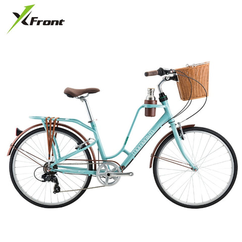 X-Front Road Bike Aluminum Alloy Frame 24/26 inch Wheel Shiman0 Shift Lady Bicycle Women Bicicleta Girl's  BMX