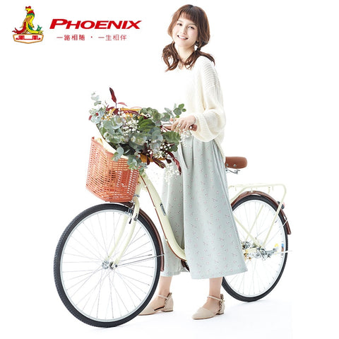 Phoenix 20''24''26'' Women Bike Adult Retro City Student Bicycle Drum Brake Bicycle For Woman bisiklet bicicleta bicicletas