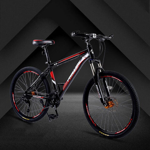 Mountain Bike 26 Inch Variable Speed Adult Double Disc Brake Shock Absorber Men and Women Bicycle Student Cool