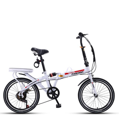 Folding Bicycle 20 Inch Variable Speed Shock Absorption Adult Man and Women Students Ultra Light Bike