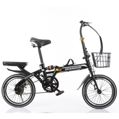 Folding Bicycle 16-Inch Single-Speed Disc Brake For Adult Men And Women Ultra-Light Students Portable Small Bicycle