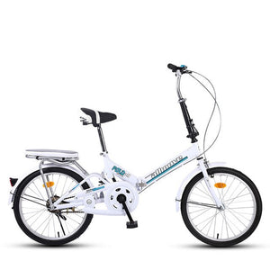 Folding Bicycle 20 Inch Variable Speed Shock Absorption Student Men and Women Ultra Light Portable Damping