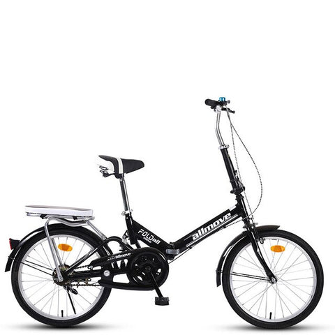 Folding Bicycle 20 Inch Variable Speed Shock Absorption Student Men and Women Ultra Light Portable Damping