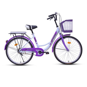 Bicycle Commuter Bicycle City Retro Adult Men and Women Walking Travel Light Princess Student Ladies Car