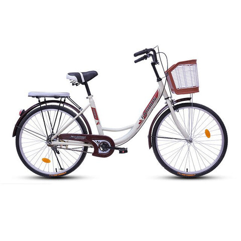 Bicycle Commuter Bicycle City Retro Adult Men and Women Walking Travel Light Princess Student Ladies Car