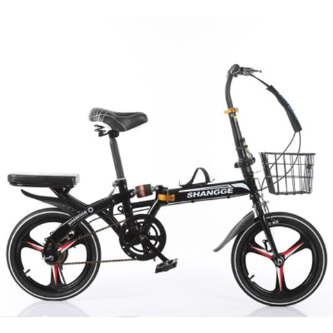 Folding Bike 20-Inch Three-Knife Speed Change Disc Brake Men And Women Ultra-Light Student Portable Bicycle