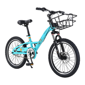 Mountain Children's Bicycle 20-Inch High Carbon Steel Double Disc Brakes Suitable For 120-150cm