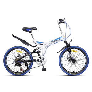 Folding bicycle portable Suitable for adult women Double V brake Commuting Aluminum allo