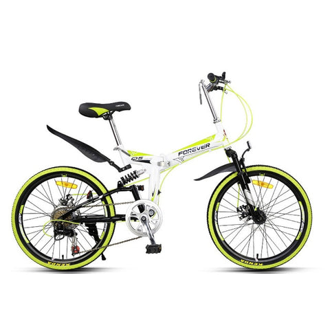 Folding bicycle portable Suitable for adult women Double V brake Commuting Aluminum allo