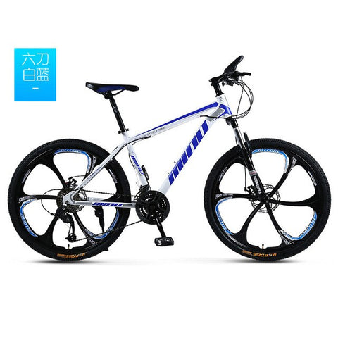 Mountain bike 24/26 inch 30 Speed shock disc brakes mountain bike gift promotion student men and women bicycle