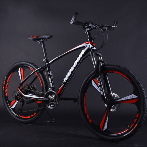 Mountain Bike Aluminum Alloy 26 Inch Wheel Variable Speed Shock Double Disc Brakes Men and Women Bicycle