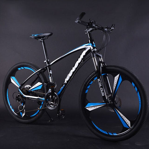 Mountain Bike Aluminum Alloy 26 Inch Wheel Variable Speed Shock Double Disc Brakes Men and Women Bicycle