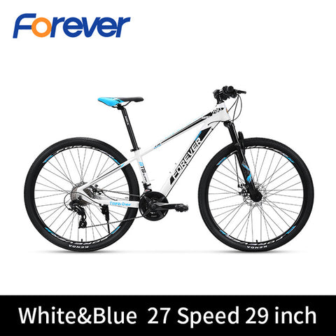 FOREVER 29 in Large Wheelset Mountain Bike Men Aluminium Alloy Bicycle Women Teenages OFF-road Bicycle Damping 27 Speed MTB Bike