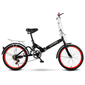 20 Inch Color Single Speed Or Variable Speed Shock Absorption Folding Bicycle for Men And Women Easy to Fold