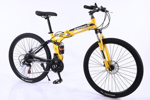 New 24inch mountain bike Woman/man bicycle  21speed folding mountain bike Spoke wheel/knife wheel mountain bicycle Adult bike