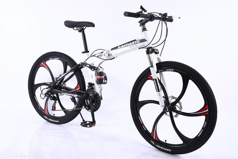 New 24inch mountain bike Woman/man bicycle  21speed folding mountain bike Spoke wheel/knife wheel mountain bicycle Adult bike