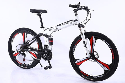 New 24inch mountain bike Woman/man bicycle  21speed folding mountain bike Spoke wheel/knife wheel mountain bicycle Adult bike