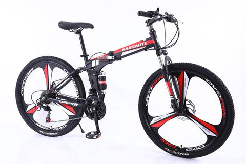 New 24inch mountain bike Woman/man bicycle  21speed folding mountain bike Spoke wheel/knife wheel mountain bicycle Adult bike