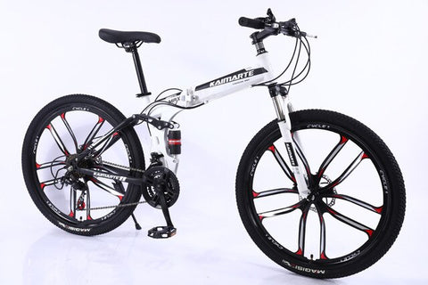 New 24inch mountain bike Woman/man bicycle  21speed folding mountain bike Spoke wheel/knife wheel mountain bicycle Adult bike