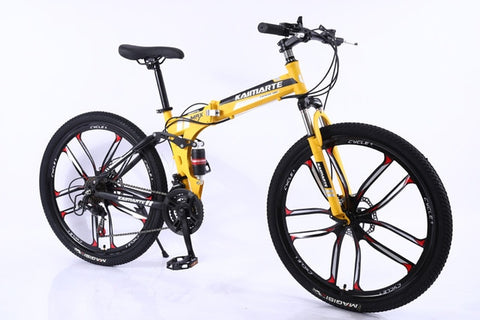 New 24inch mountain bike Woman/man bicycle  21speed folding mountain bike Spoke wheel/knife wheel mountain bicycle Adult bike