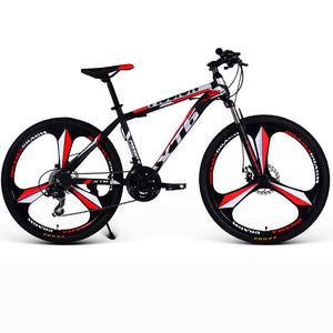 24/26 Inch Mountain Bike Speed Double Shock Off-road Racing Student Adult Bicycle Men And Women Three-knife wheel