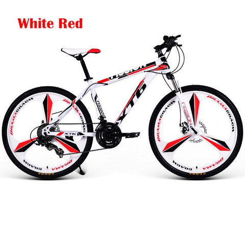 24/26 Inch Mountain Bike Speed Double Shock Off-road Racing Student Adult Bicycle Men And Women Three-knife wheel