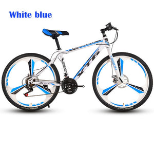 24/26 Inch Mountain Bike Speed Double Shock Off-road Racing Student Adult Bicycle Men And Women Three-knife wheel