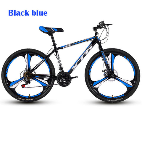 24/26 Inch Mountain Bike Speed Double Shock Off-road Racing Student Adult Bicycle Men And Women Three-knife wheel