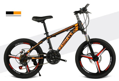 20 inch mountain bike 21 speed bicycle front and rear disc brakes bicycle straight beam riding mountain bike