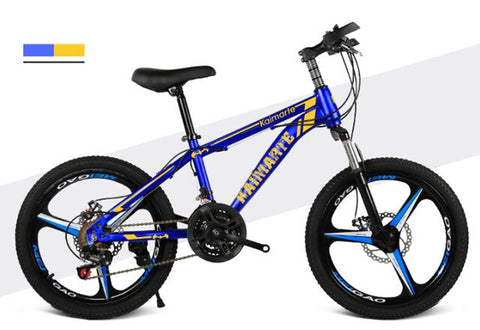 20 inch mountain bike 21 speed bicycle front and rear disc brakes bicycle straight beam riding mountain bike