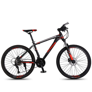 Bicycle Mountain Bike Aluminum Alloy Adult Men and Women Variable Speed Off Road Student Shock Road Lightweight