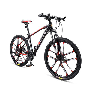 Mountain bike 26 inch one wheel aluminum alloy men and women racing off-road adult 30-speed variable speed bicycle