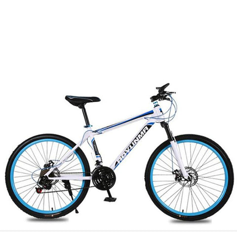 Mountain Bike Bicycle 26 Inch 21 Speed Shock Double Disc Brakes Adult Student Man and Woman 2019 New Unisex