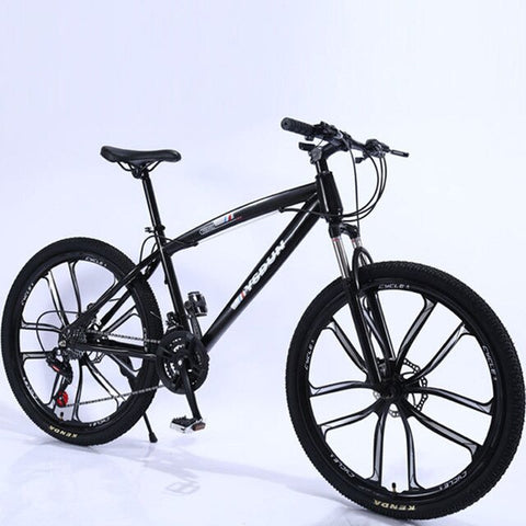 Mountain Bike Man Student One Round Ten Knife Youth Racing Women Speed Double Disc Brakes Shock Off Road Adult Bicycle