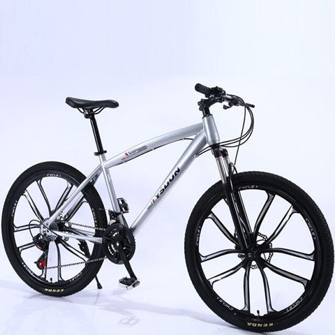 Mountain Bike Man Student One Round Ten Knife Youth Racing Women Speed Double Disc Brakes Shock Off Road Adult Bicycle