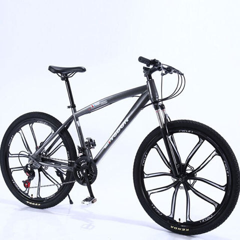 Mountain Bike Man Student One Round Ten Knife Youth Racing Women Speed Double Disc Brakes Shock Off Road Adult Bicycle